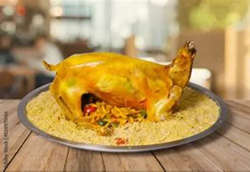 Meshwi Shawarma with Arabic Mandi Rice (Full)